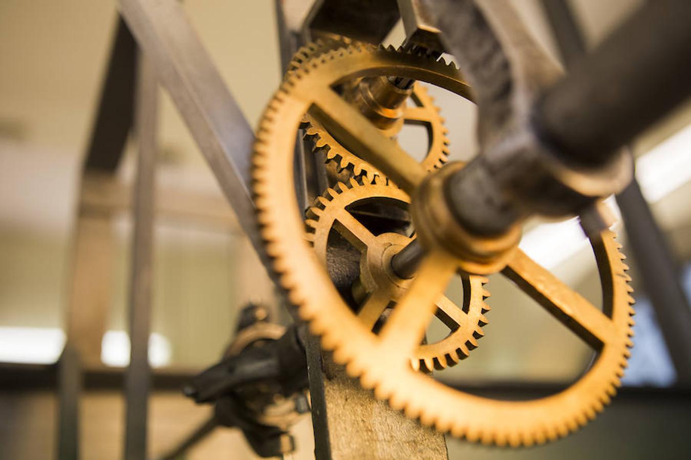 El reloj de la Puerta del Sol, desde dentro