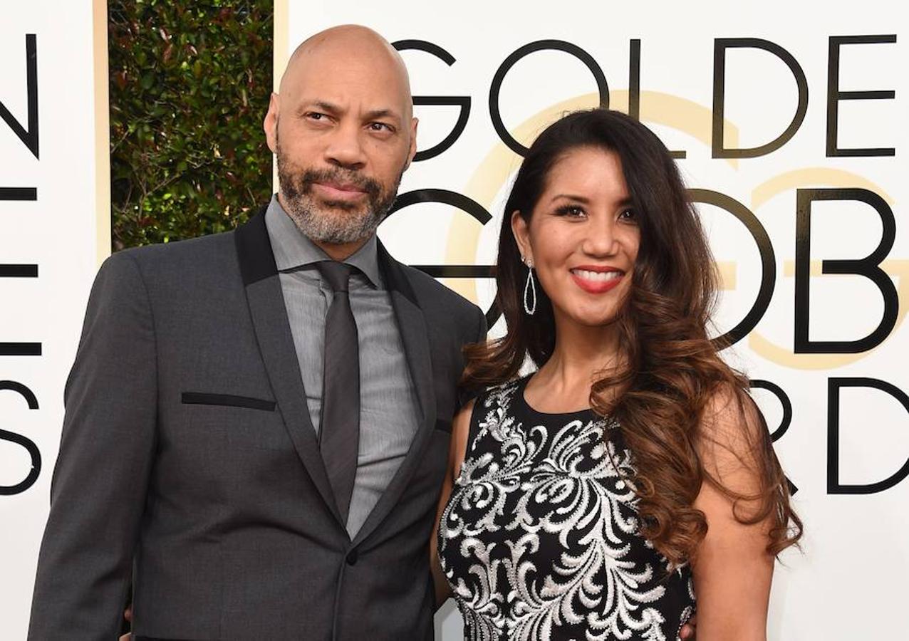 El escritor y director John Ridley y su mujer, Gayle Ridley.