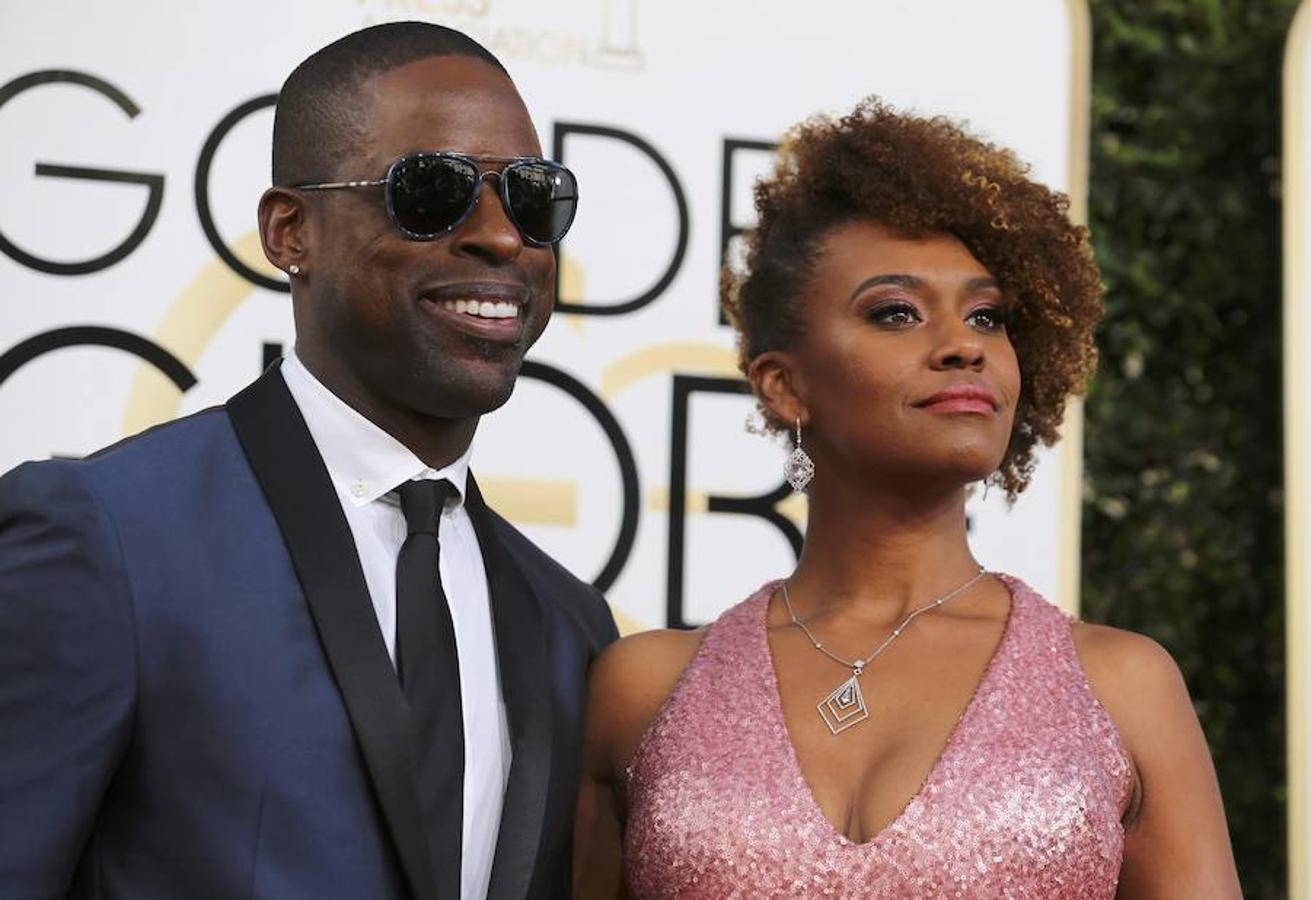 Sterling K. Brown y su mujer, Ryan Michelle Bathe.