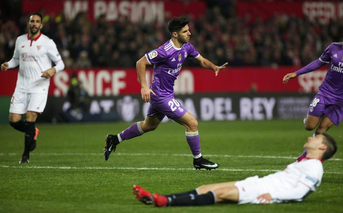 El Sevilla-Real Madrid, en imágenes