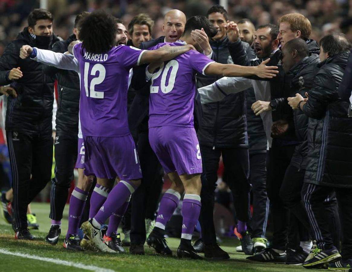 El Sevilla-Real Madrid, en imágenes