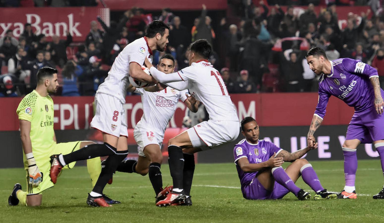 El Sevilla-Real Madrid, en imágenes