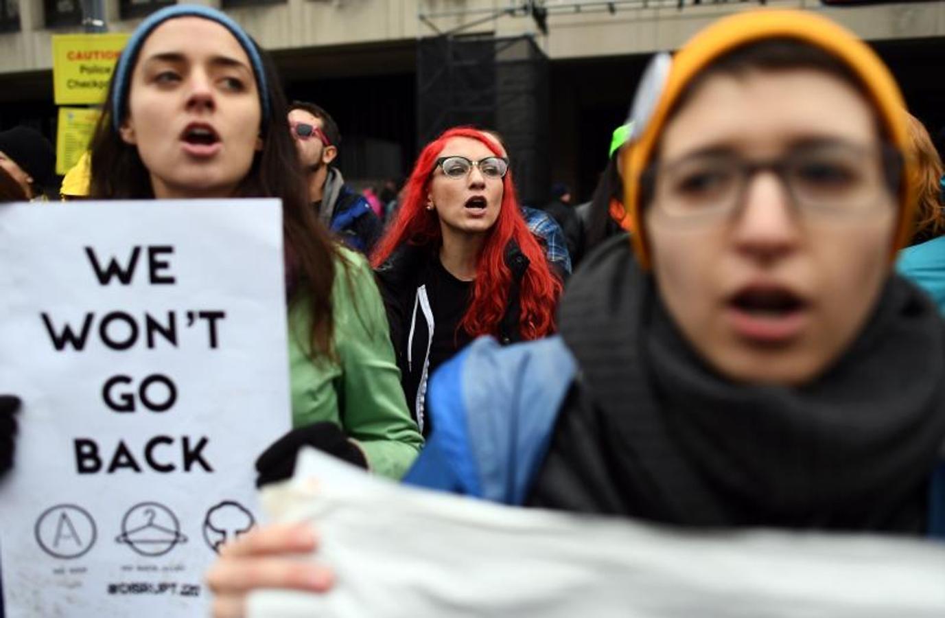 Los detractores de Trump salen a la calle