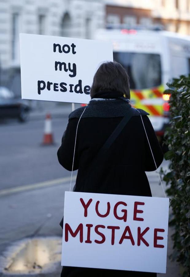 Los detractores de Trump salen a la calle