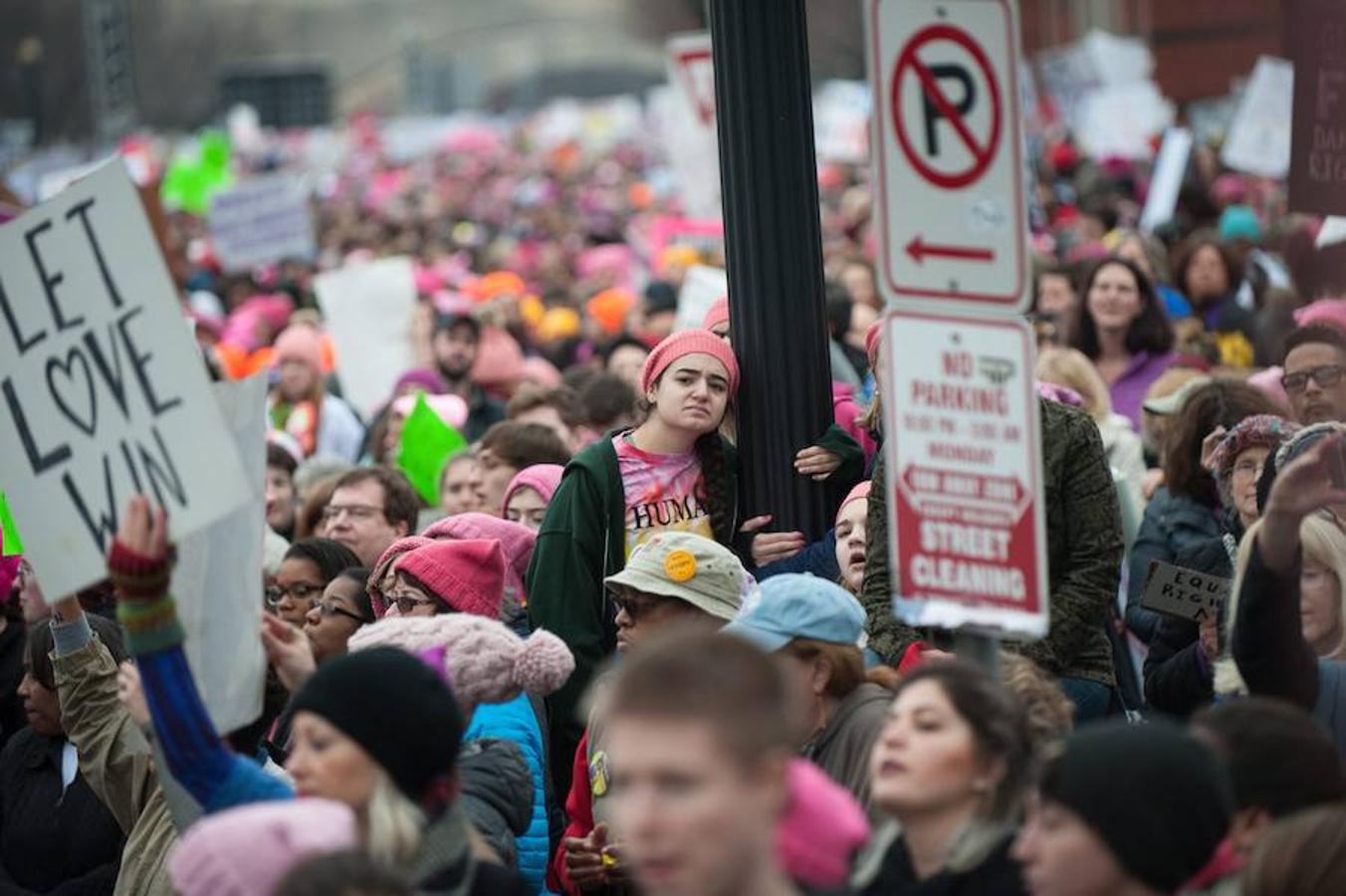 La Marcha de las Mujeres contra Trump, en imágenes