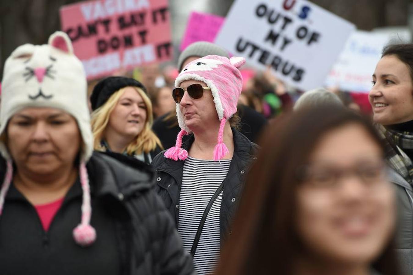 La Marcha de las Mujeres contra Trump, en imágenes