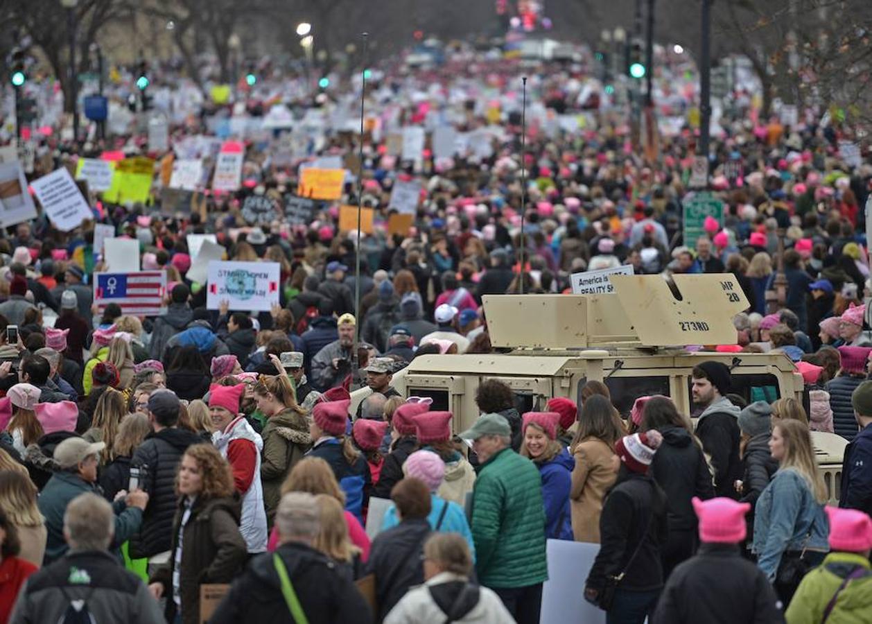 La Marcha de las Mujeres contra Trump, en imágenes