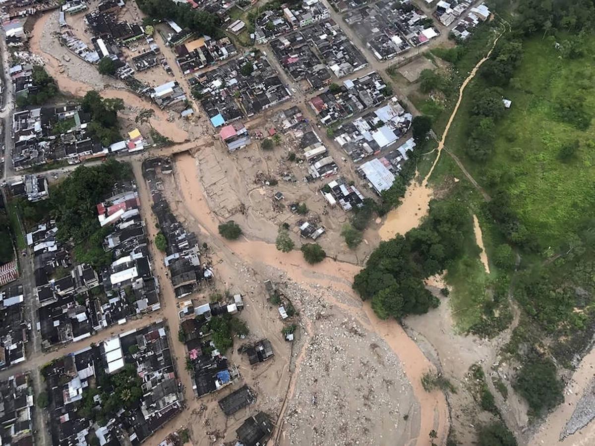 El desbordamiento de un río deja más de 150 muertos en Colombia