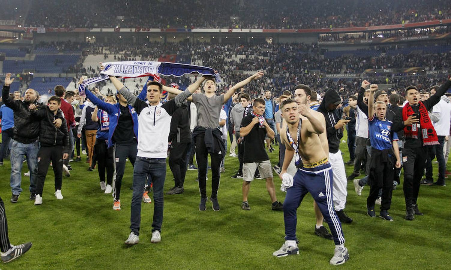 Violentos incidentes antes del Lyon-Besiktas