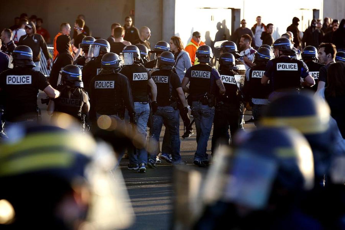 Violentos incidentes antes del Lyon-Besiktas