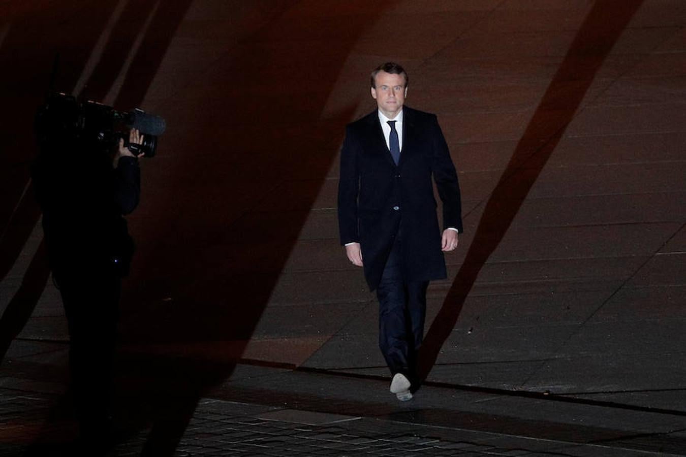 La victoria de Macron, en imágenes