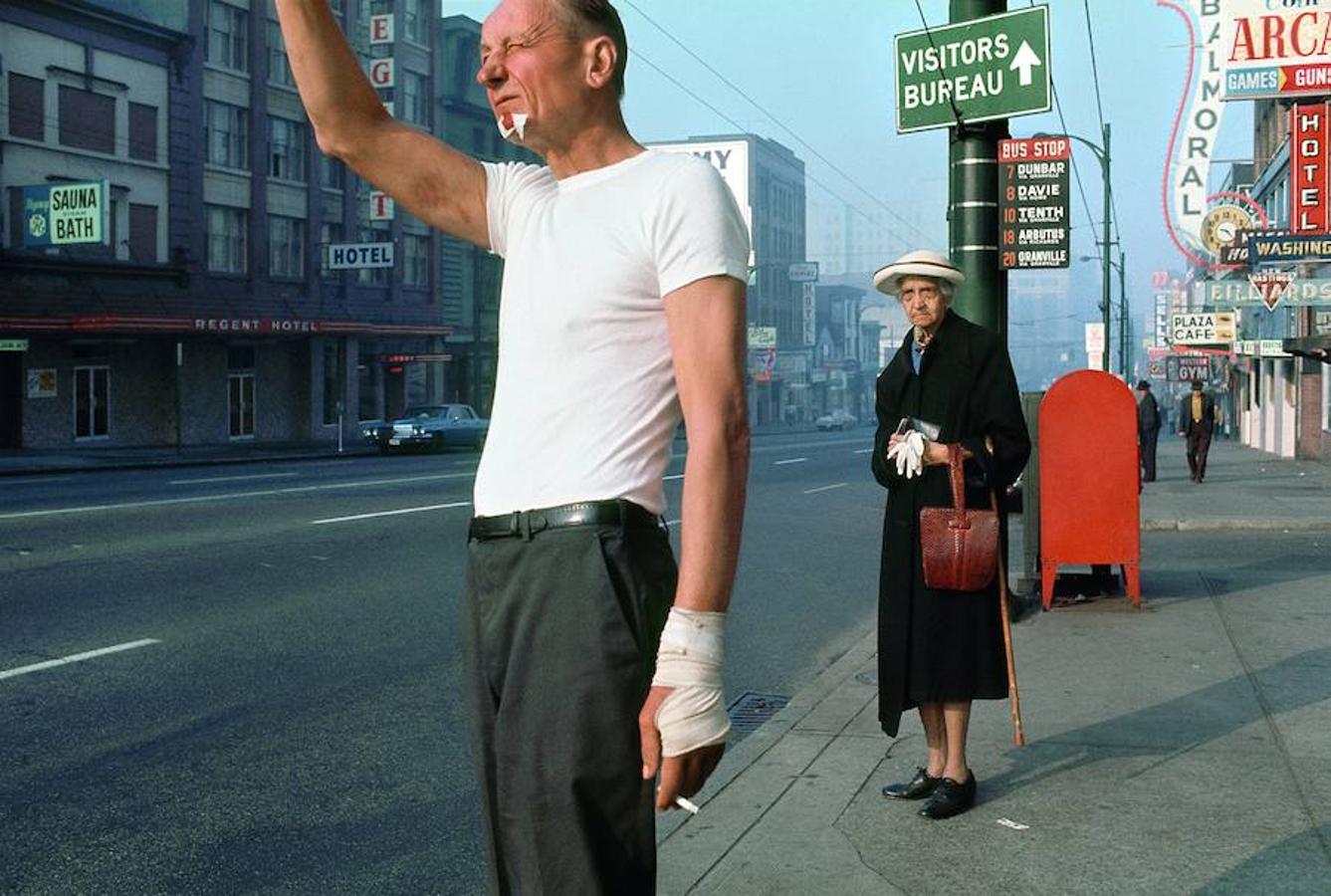 'Hombre con vendaje', de Fred Herzog (1968).