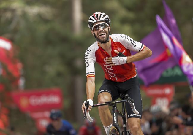 Jesús Herrada llega primero en la 11ª etapa de la Vuelta.