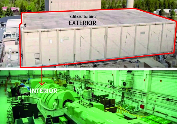 Imagen principal - El edificio turbina será una de las principales zonas de trabajo