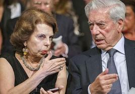 Patricia y Mario Vargas Llosa, en una imagen de archivo