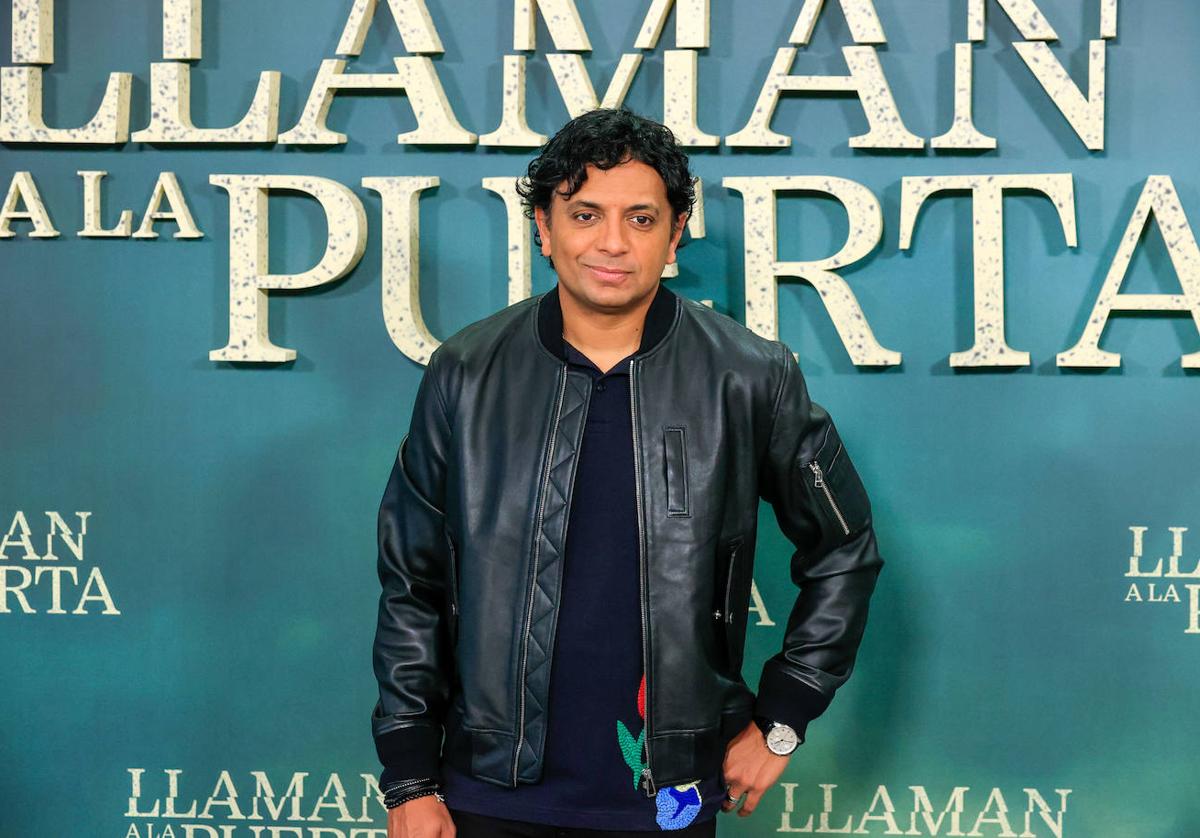 M. Night Shyamalan, durante la presentación de la película en Madrid