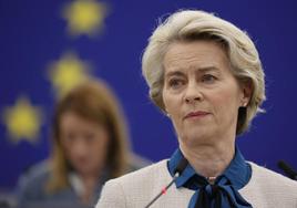 La presidenta de la Comisión Europea, Ursula von der Leyen