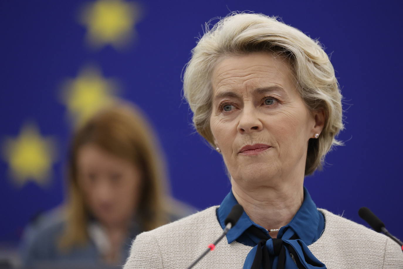 La presidenta de la Comisión Europea, Ursula von der Leyen