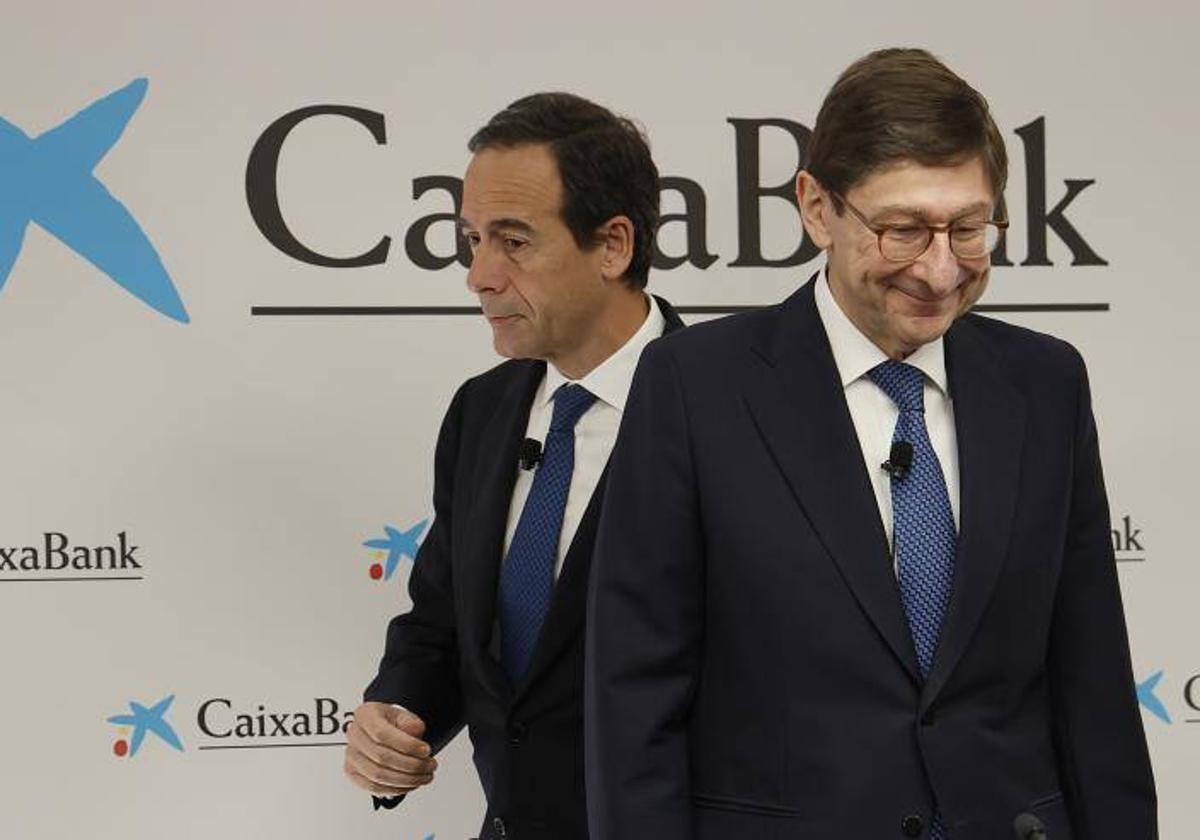 El presidente y el consejero delegado de CaixaBank