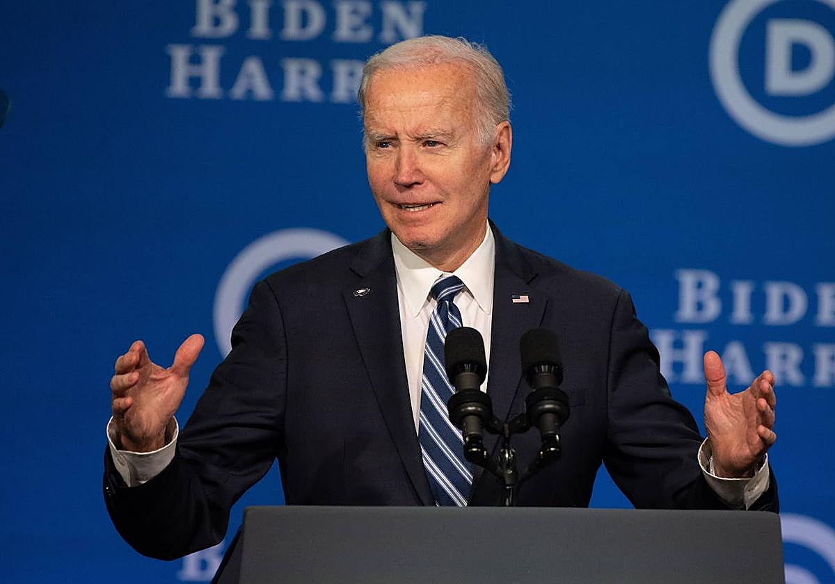 Joe Biden, en una reunión del Comité Nacional Demócrata el pasado viernes en Filadelfia