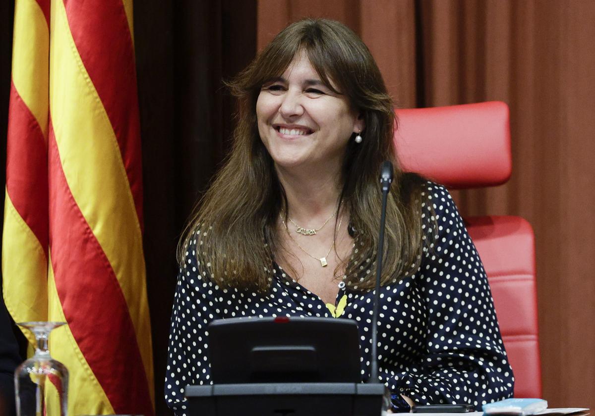 La presidenta de Junts, Laura Borràs.