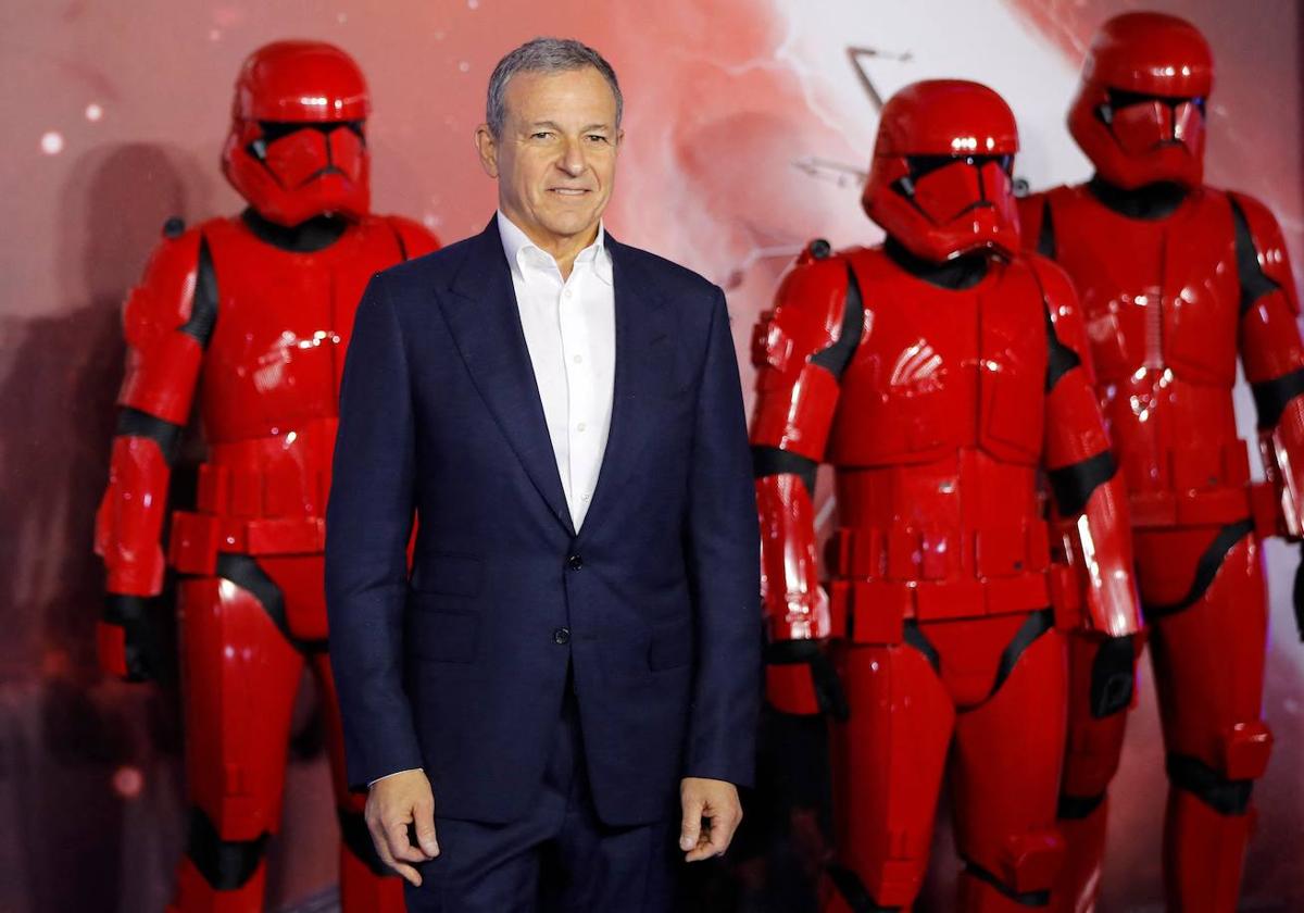 El director ejecutivo de la compañía, Bob Iger, en un acto promocional de los nuevos desarrollos de 'Star Wars'