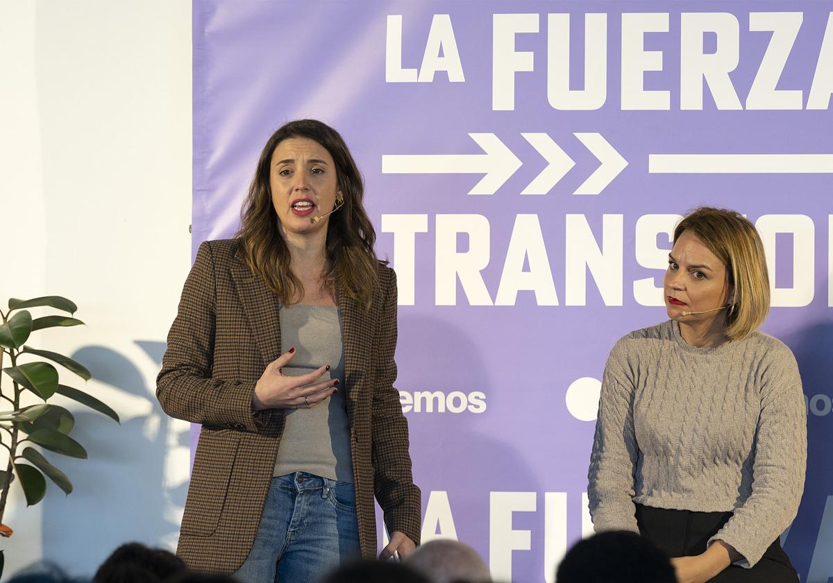 La ministra de Igualdad, Irene Montero