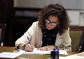 La ministra de Hacienda, María Jesús Montero.