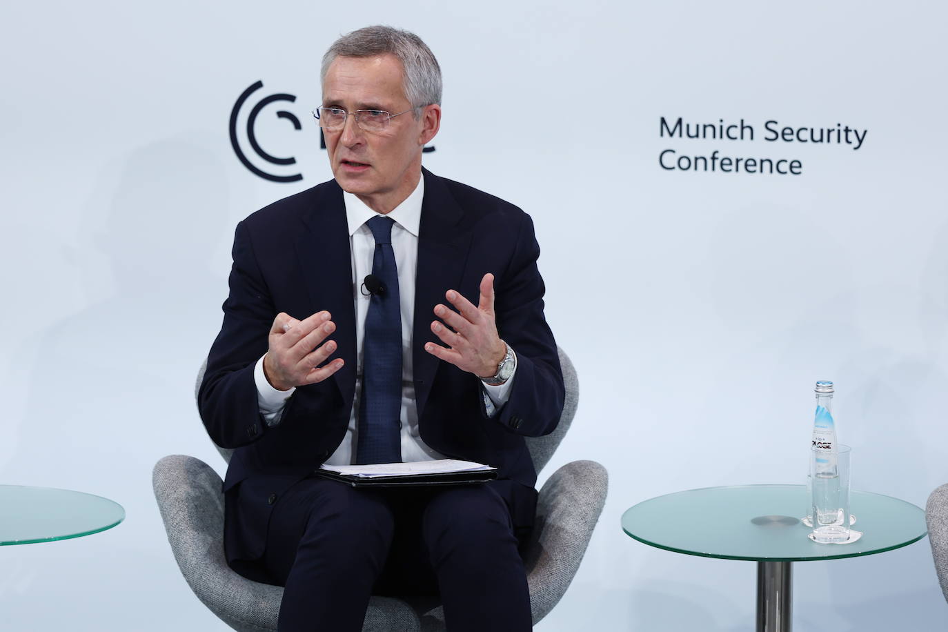 El secretario general de la OTAN, Jens Stoltenberg, este fin de semana durante la Conferencia sobre Seguridad celebrada en Munich.