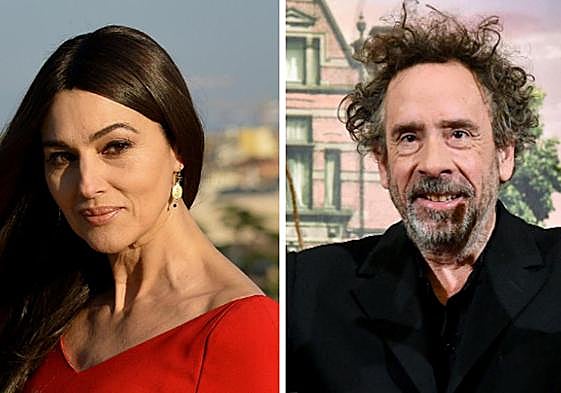 Monica Bellucci y Tim Burton, nueva pareja sorpresa de paseo por París
