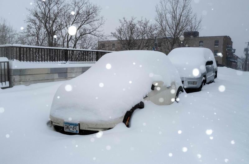 Un temporal de frío y nieve congela el norte de EE UU