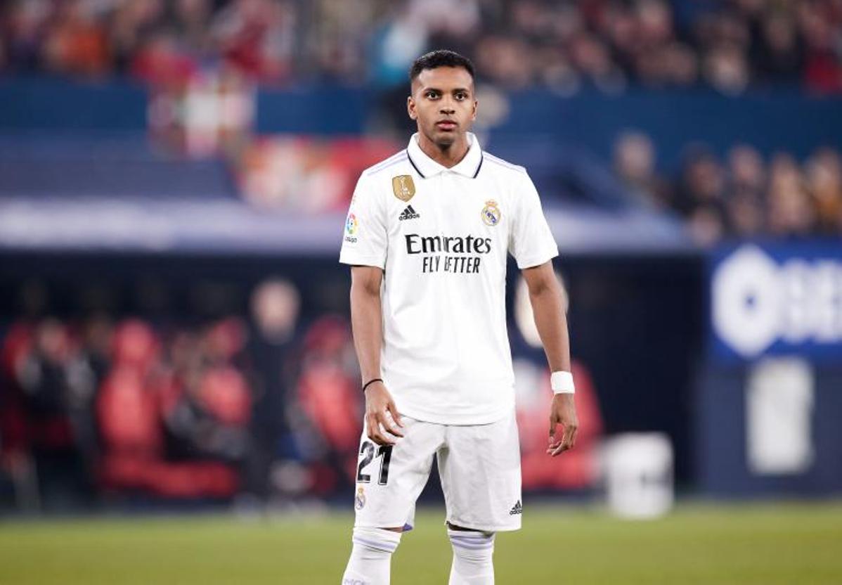 Rodrygo, durante un partido de la presente campaña.