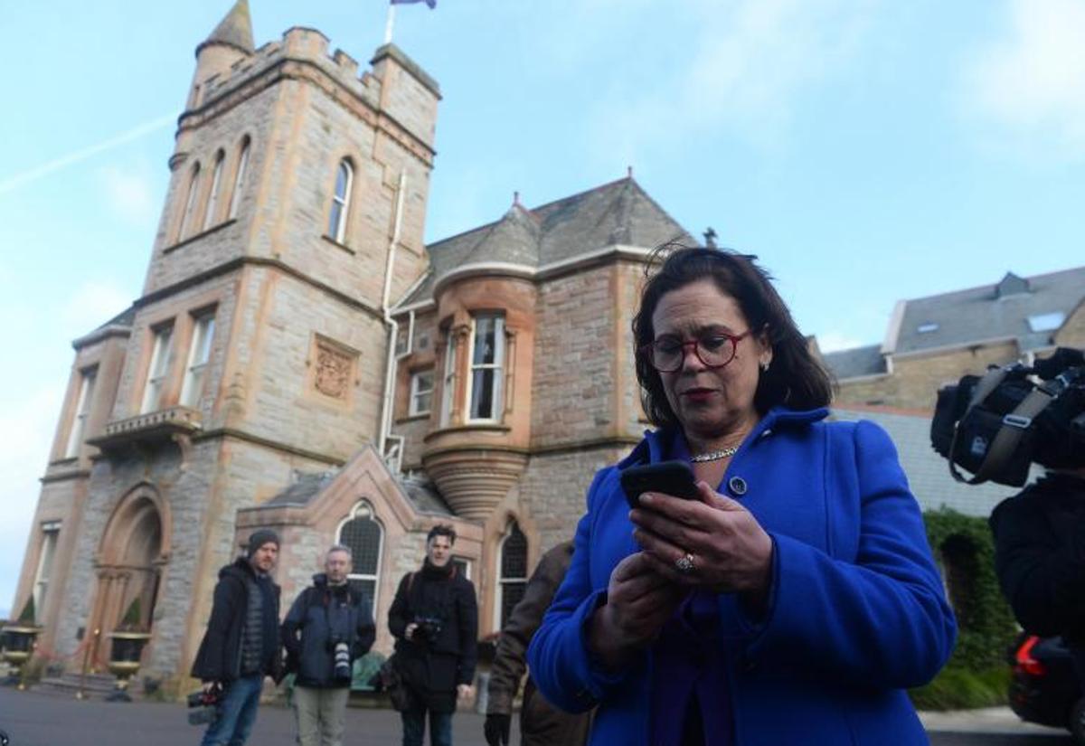 La líder del Sinn Féin, Mary Lou McDonald.