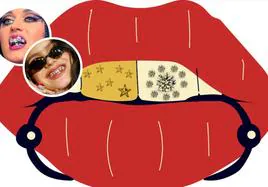 Las gemas dentales de Katy Perry en su último videoclip.