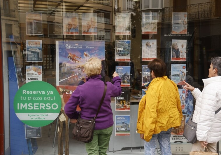 El Imserso ofertará 900.000 plazas de viajes para mayores