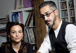 Los componentes de Marlango, Leonor Watling, Alejandro Pelayo.