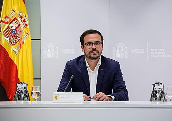 El ministro de Consumo, Alberto Garzón.