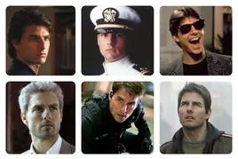 Todas las caras de Tom Cruise