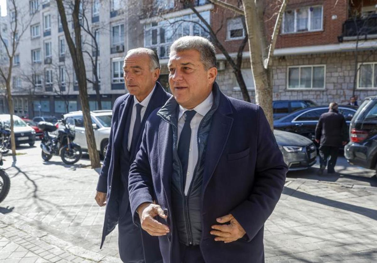 Laporta: «El Barça nunca ha comprado árbitros»