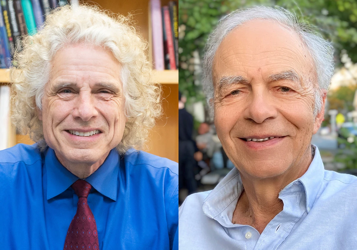 Steven Pinker y Peter Singer.