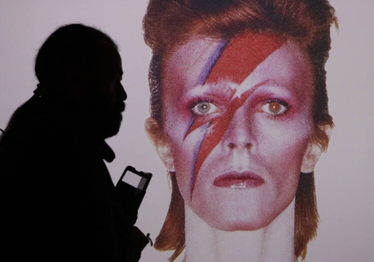 David Bowie como Alladin Sane.