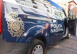 Un vehículo de la Policía Nacional.