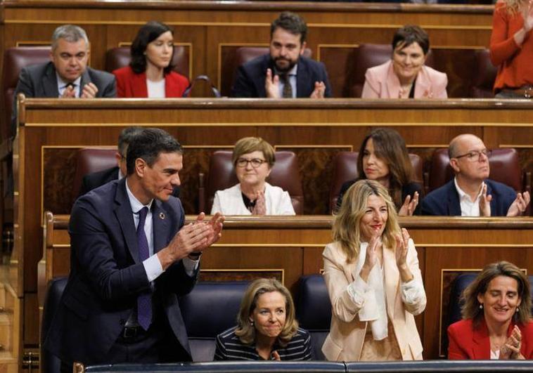 El riesgo de ruptura entre Díaz y Podemos empaña la victoria de Sánchez en la moción