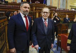 Santiago Abascal y Ramón Tamames.