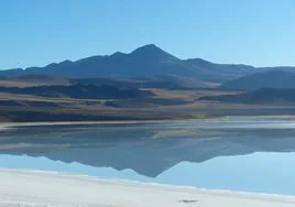 El volcán El Laco.