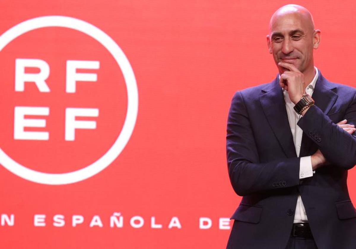 Luis Rubiales, presidente de la Federación Española de Fútbol.