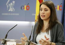 Irene Montero carga contra la gestación subrogada: «Es una forma de violencia contra las mujeres»