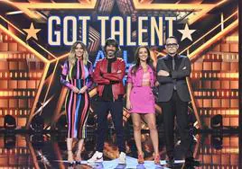Edurne, Santi Millán, Paula Echevarría y Risto Mejide vuelven para la nueva version de 'Got Talent'.