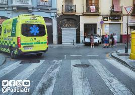 Nueve heridos en Granada tras meterse en la acera un conductor drogado