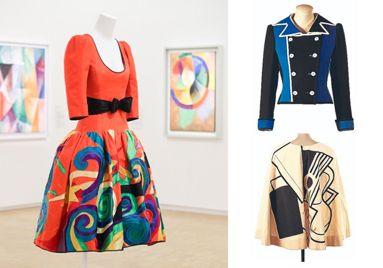 Yves Saint Laurent designs inspired by Picasso.